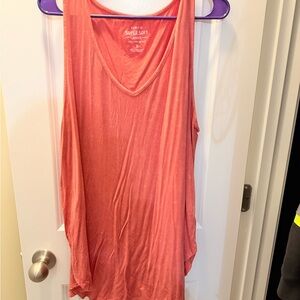 Torrid Coral Sleeveless Tank Top